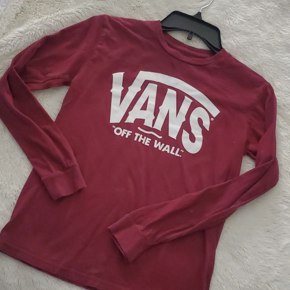Womens Vans Off the Wall Long Sleeve TShirt- Mediu